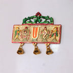 KridayKraft Wall Hanging Tirupati Balaji Symbol Shankh Chakra Tilak with Hanuman ji and garud Statue Gold Plating Antique Decorative for Home & Office Table Showpiece Figurines