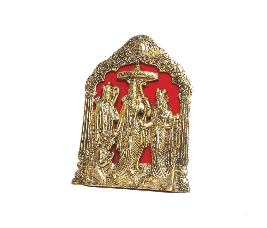 KridayKraft Shree Ram Metal Statue for Pooja,Lord Rama Laxman Sita & Hanuman Murti Religious Idol for Home,Office Decor,Shopiece Figurines,Gift Article...