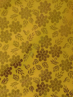 Rumala Sahib Yellow Printed Flowers with gota (4 PEC.)