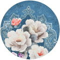 SEHAJ HOME DECOR Cotton Printed Round Table Mat (38x38 cm) - Pack of 1 (Single PCS) (Multi 6) Kafalo