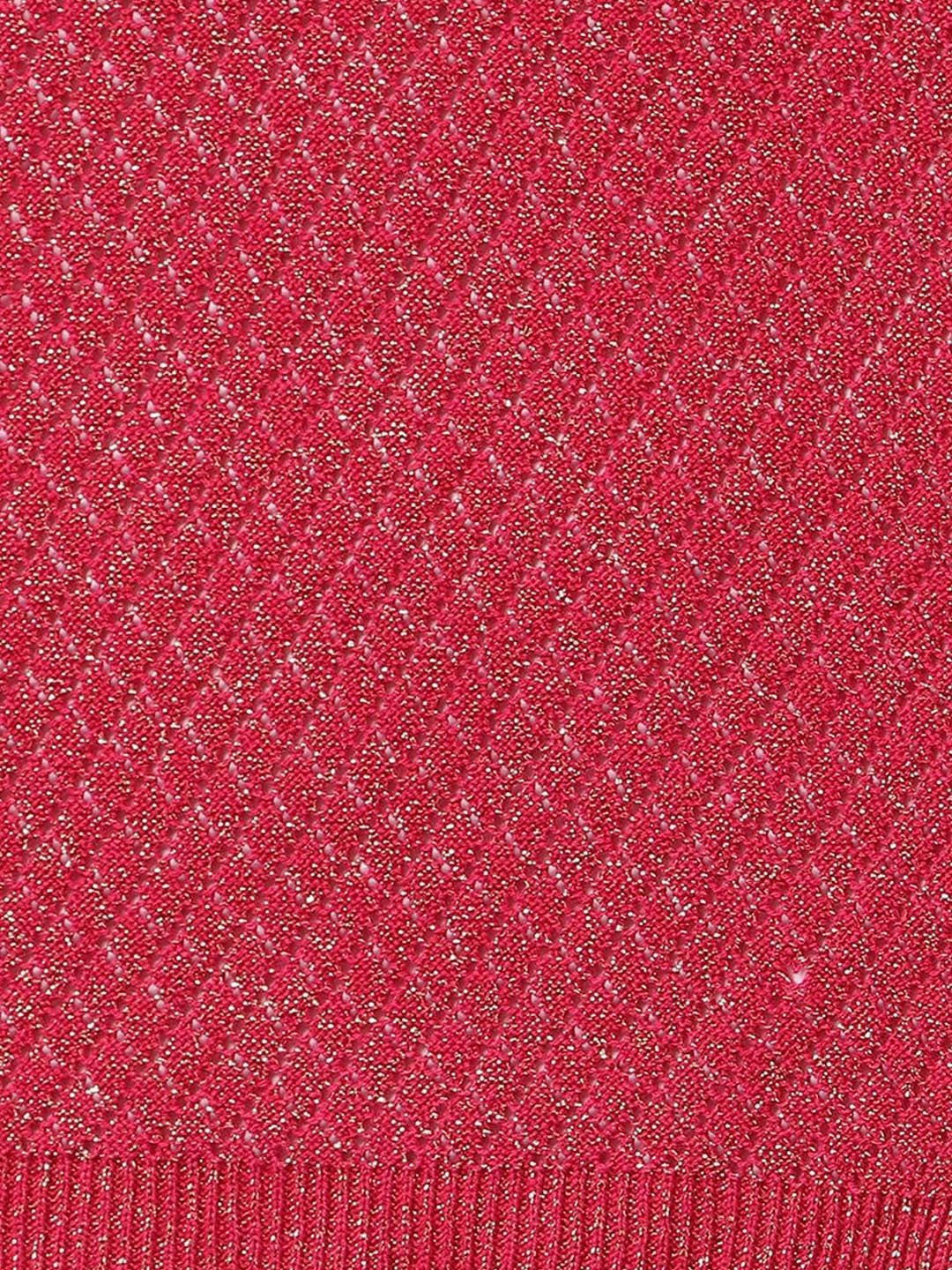 Pink Acrylic Yarn-Dyed Women'S Shawl (Size: Free Size)-24NOA80038-604297