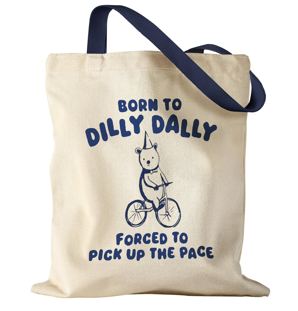 Miss Adola Aesthetic Canvas Tote Bag for Women - Sturdy Cloth Cotton Totes Bag with Pattern Shoulder Bag for Shopping, Grocery, Gym, Cycling Bear, Cycling Bear, One Size