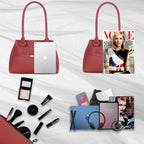 Fostelo Women's Maria Satchel Tote Handbag for Women | Ladies Purse | Stylish Shoulder Bag | Gift For Women | Maroon