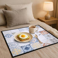 Star Weaves Waterproof Bed Server/Food Mat/Bedsheet Protector/Reversible in 3 Layered Heavy Material(Colour and Print Might Vary According to Availability)/ Bed Server mat Place Mat (KUM194) Kafalo