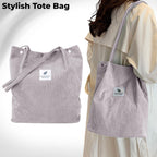 Kraptick CanvasTote Bags – Stylish Shoulder Tote Bag for Everyday Use For Women Reusable Compact Perfect as a Grocery, Shopping Bags for Grocery (Grey)