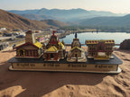 ANI DIVINE 4 Dham Temple in 3D/ Multicolor, Decorative/Kedarnath, Badrinath, Gangotri, Yamunotri Home Office Temple Gift Item Sawan Shivratri