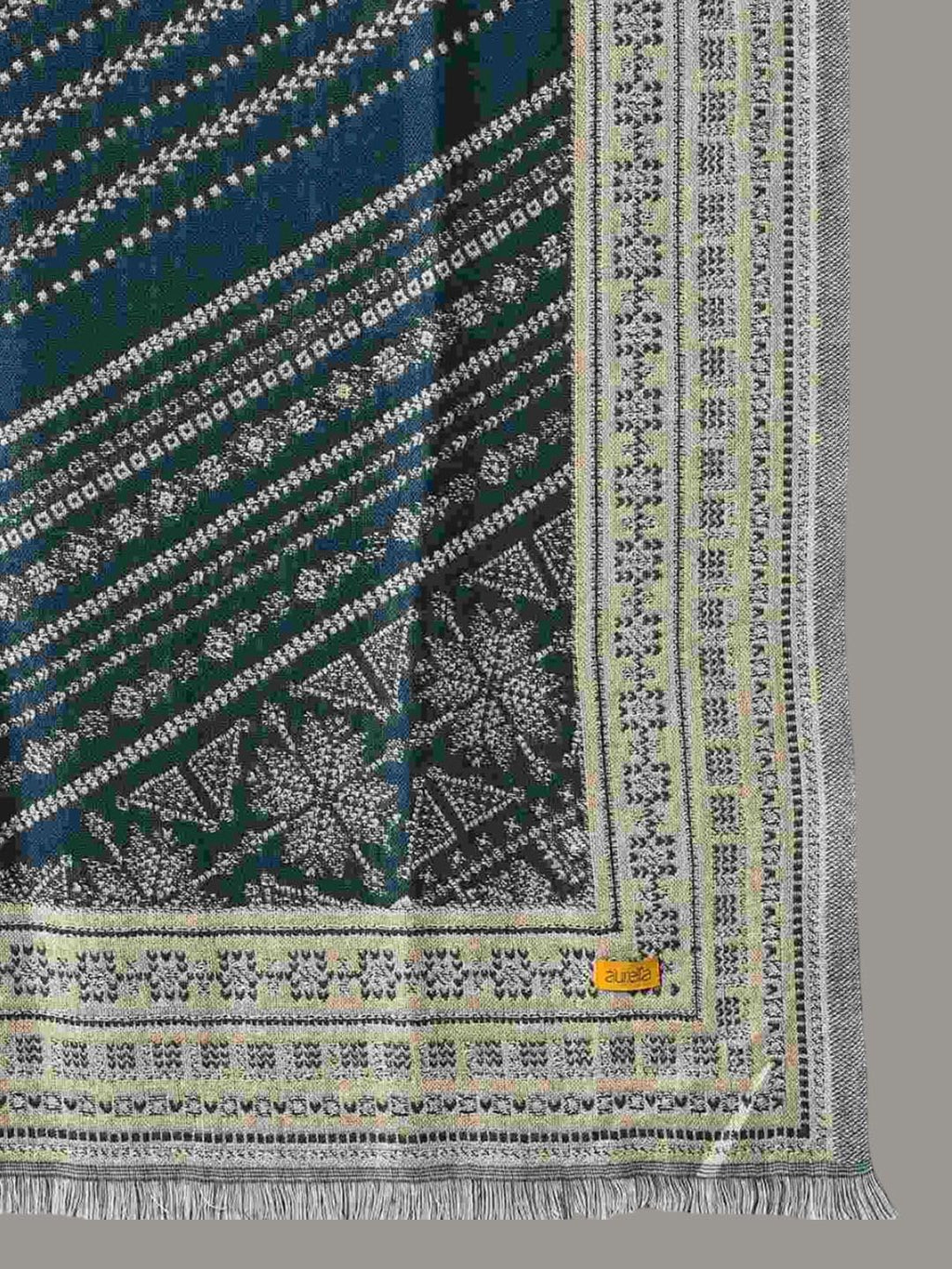 Coral Acrylic Yarn Dyed Shawl for Women (Size: Free Size)-24NOA80023-703478