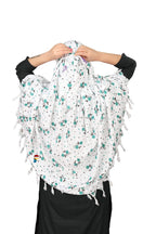 PRACHARAN Cotton Innovative Stylish Flower Printed Pattern Fancy Scarf With Sun Protection Cover Face Cotton Driving Scarf for Women's and Girls, For Female, Multicolor