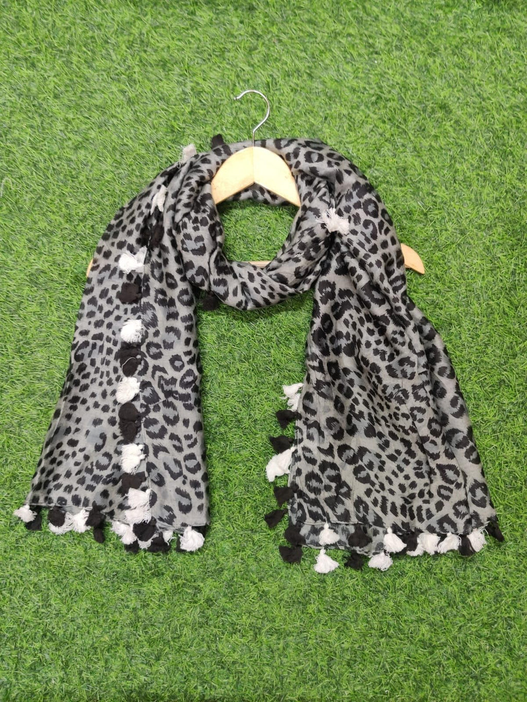 SHAWKH Women's Multicolour Silk/Wool Jacquard Scarf, 100cm x 1.8m, Perfect for Women & Girls, Casual or Formal Wear