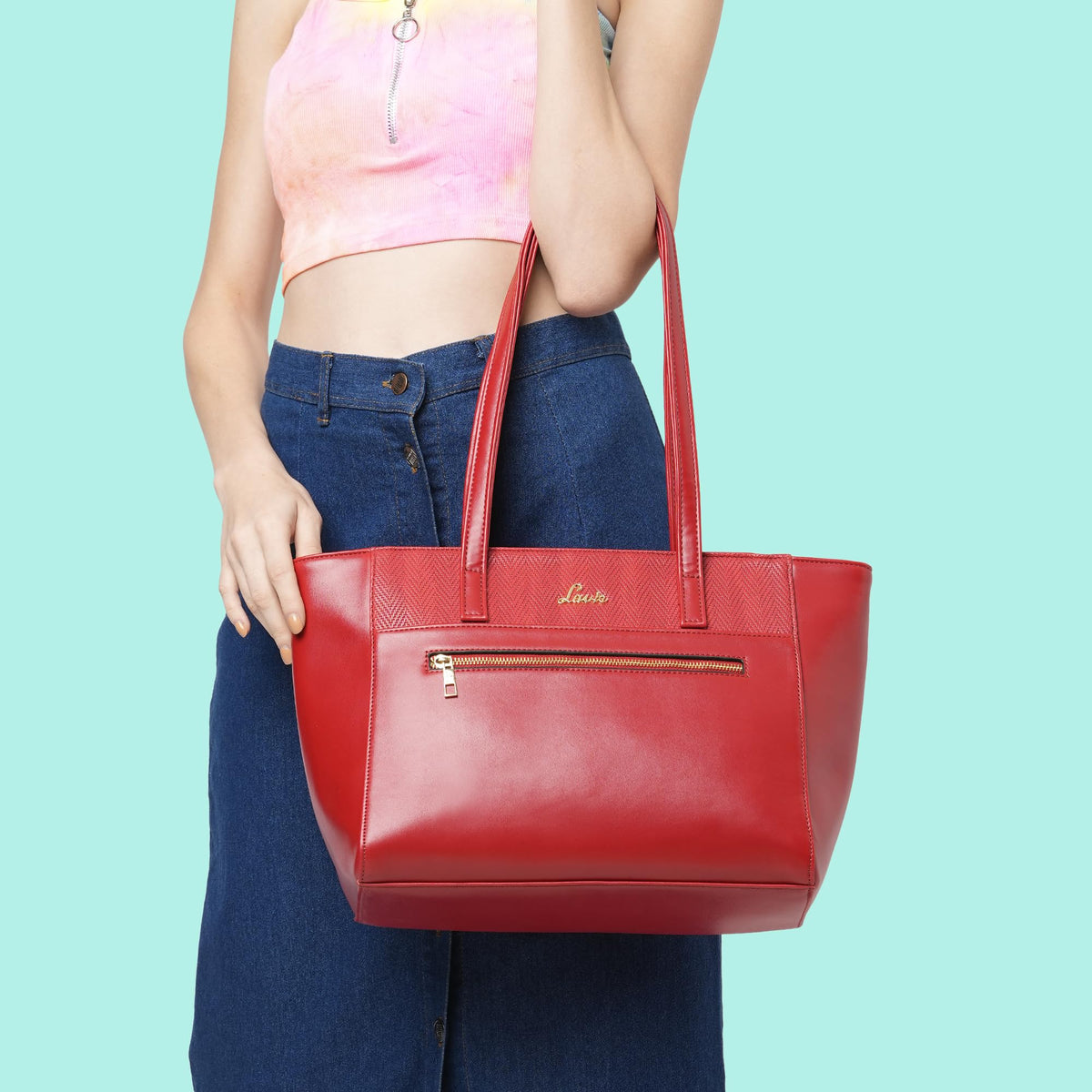 Lavie Women's Herring Ziptula Tote (Red)