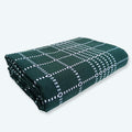 VELIRSON 100% Pure Cotton Checkered Blanket Single Bed Size 60x90 Inch - Teal Green | Bedsheet for Single Bed Cotton | Solapur Chaddar | All Seasons Daily Use Blanket | Pack of 1 (Teal Green) Kafalo