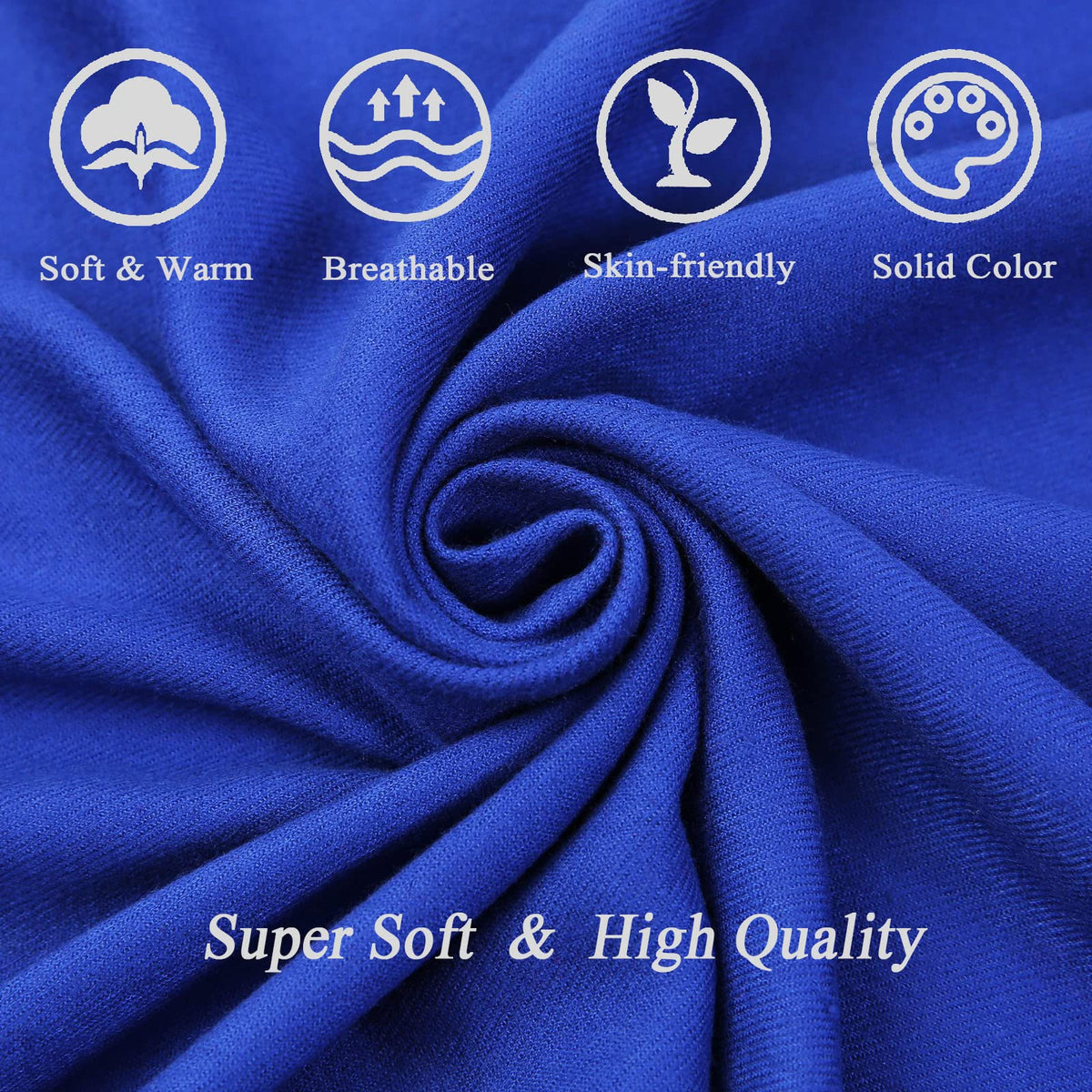 Ciormis Pashmina Shawls and Scarves Soft Pashminas Scarf Wraps for Women, N# Royal Blue, 27*78