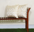 RD TREND Velvet Cushion Covers, 60 x 60 cm/24 x 24 inches,Pack of 2,250 TC, Back Zipper (Cream)