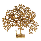 ARTVARKO Brass Tree of Life Sucess Birds Sitting on Tree's Branch Traditional Decorative Kalpavriksha Vastu Fengshui Decor Showpieces for Home Office Gift 12 Inch.