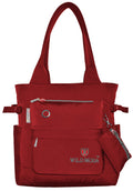 WILD MODA College and Office Tote Bag for Girls and Women (Maroon)