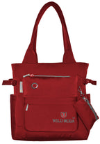 WILD MODA College and Office Tote Bag for Girls and Women (Maroon)