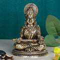 ARTVARKO Brass Annapurna Devi Idol Goddess of Food Anapurna Devi Murti Statue Small 3 Inch