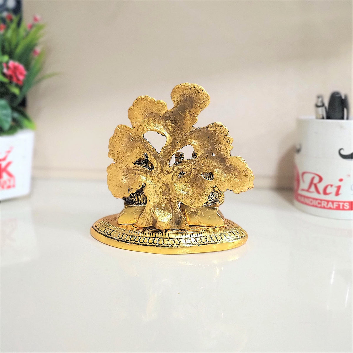 KridayKraft Laxmi Ganesh Metal Statue/Murti for Diwali Pooja Good Luck,laxmi Ganesh Idol for Home Decor,Religious Gift Showpiece Figurines,Ganesha Idol Staute...