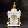 SAICHHA GIFTS Temple for car Dashboard Stand 6 inches (White)