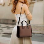 EXOTIC® Structured Elegance Tote | Premium Working Women’s Bag | Ideal for Gifting | Versatile Shoulder & Sling Bag | Stylish Totedbag (WINE RED)