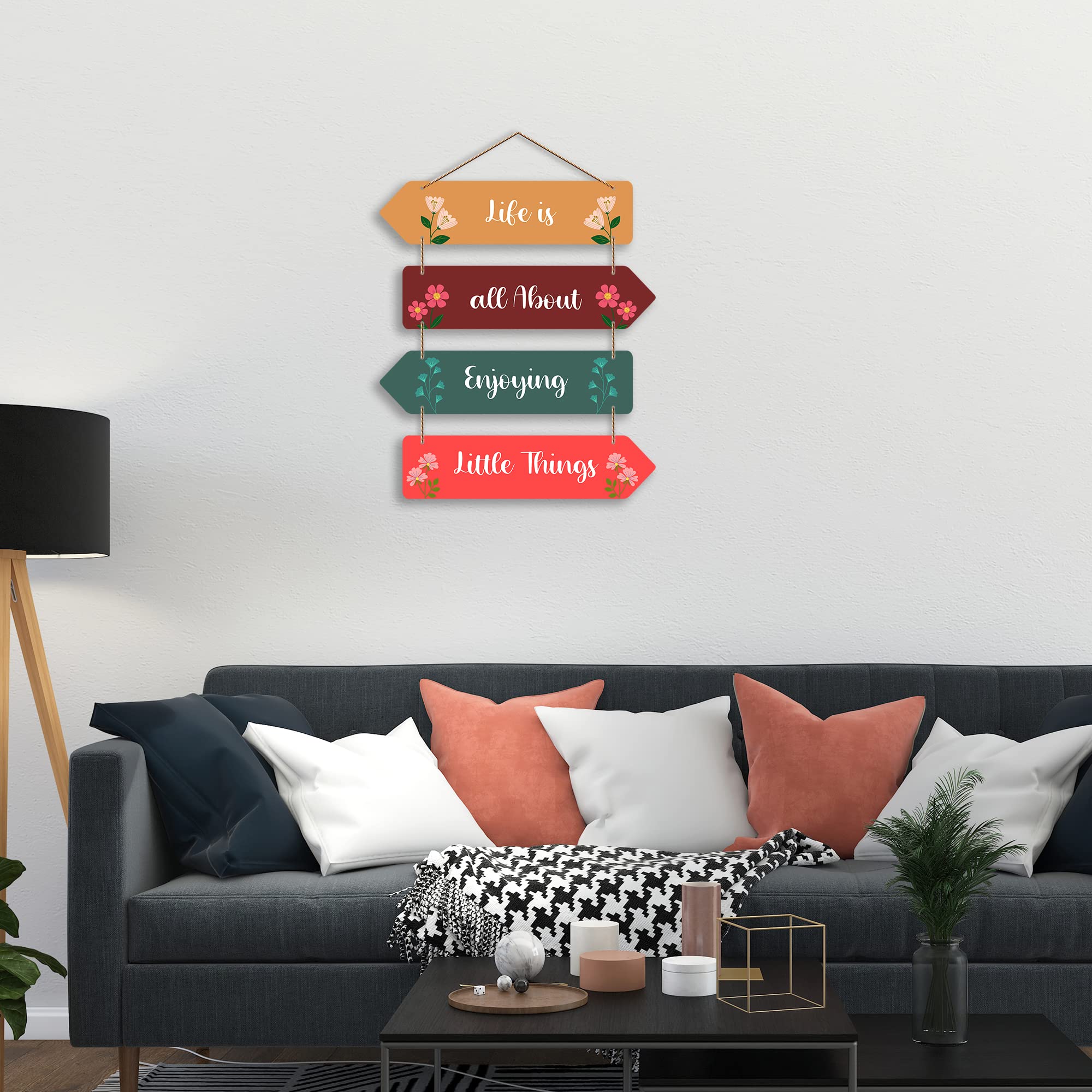 Artvibes Motivational Quotes Decorative Wall Art | Quotes Decor Item | Craft For Everyone | Motivational Wall Decor | Wall Accent | Graphic Art | Gift Items | Office Wall Decoration Items (WH_4404N)
