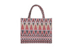 HOME DESIGN EXPORT Cotton Fabric Tote Bag (Multi-Color ,Medium)