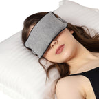 Billebon Premium Fiber Filled Neck Pillow, Aeroplane Travel Pillow Neck Adjustable 360 Degree Support Headrest Neck Support Comfortable Pillow with Eye Mask