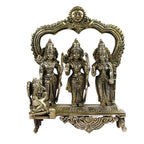 ARTVARKO Big Brass Ram Darbar Statue Shree Ram Ji Sita Laxman Hanuman Home Décor Puja Bhagwan Idol Murti for Mandir Temple 9 Inches