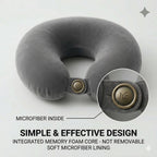STYIDO Cotton 2 in 1 Foldable Neck Pillow with Eye Mask, Travel Pillow for Car, Train, Flights, Teddy Design, Multi Colour