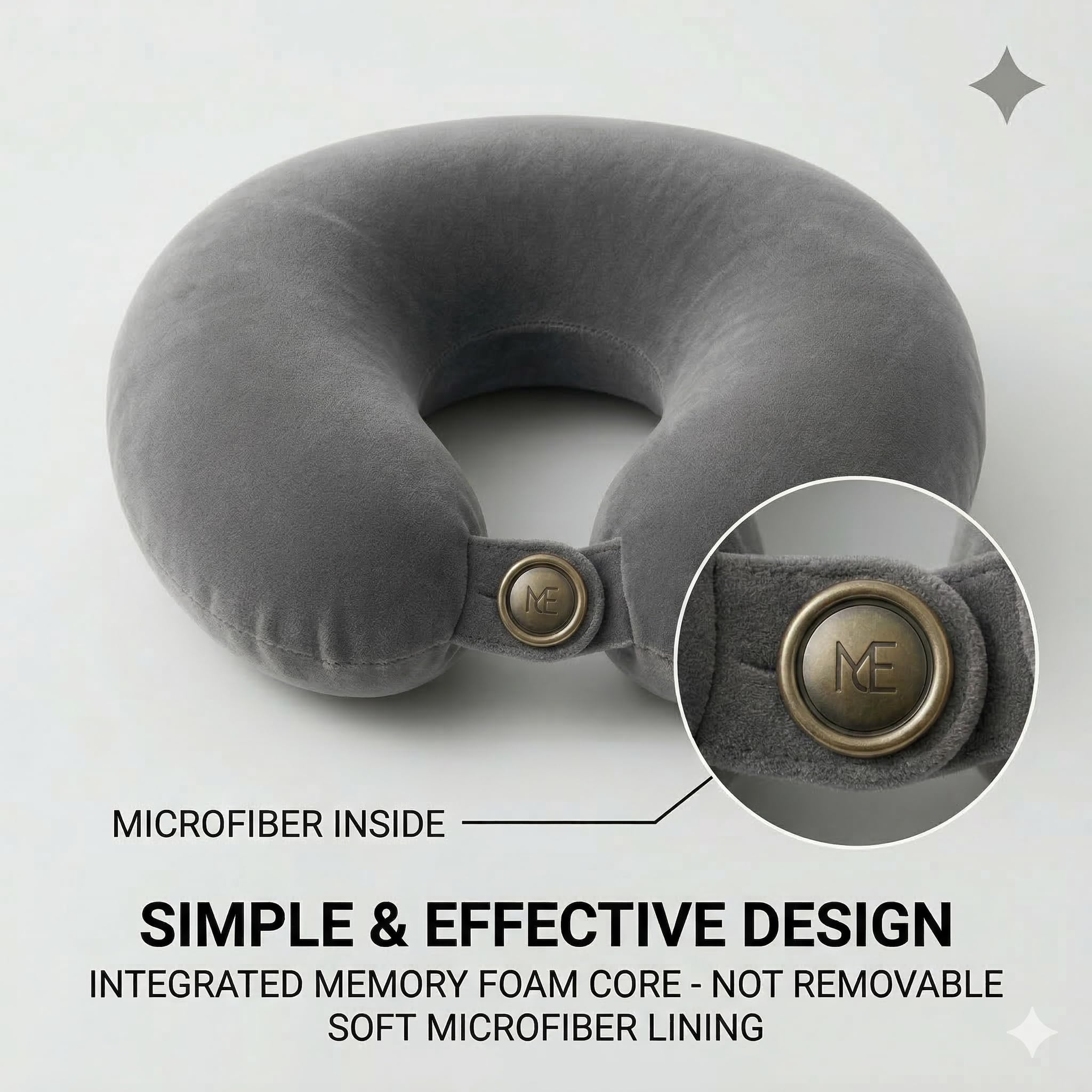 STYIDO Cotton 2 in 1 Foldable Neck Pillow with Eye Mask, Travel Pillow for Car, Train, Flights, Teddy Design, Multi Colour