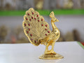 KridayKraft Peacock Metal Statue Idol Decorative Showpiece Feng Shui As Table Top Figurine for Living Room Bedroom Home Office Décor for Decoration & Gifting Purpose