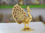 KridayKraft Peacock Metal Statue Idol Decorative Showpiece Feng Shui As Table Top Figurine for Living Room Bedroom Home Office Décor for Decoration & Gifting Purpose