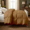 Day Care® Cloud Loom 500 GSM Filling Microfiber Comforter | Warm Winter Quilt Blanket Rajai | Soft, Breathable & Durable Bedding | 60x90 Single Bed - Beige Kafalo