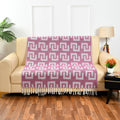 WEAVERS HUT Geometric Cotton Handloom Throw Blanket for Sofa & Bed | Soft Lightweight Reversible Decorative Throw with Tassels | All-Season Couch Throw (125×150 cm) Kafalo
