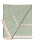 Arvore Bunkaar Plain Pure Handloom Khes - 100% Desi Thick and Heavy Cotton Khes/Summer Blanket/Chadar/Yoga Blanket (Green)-100 TC Kafalo