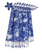 Chandwasia Rayon Shades Shibori Pattern Scarf, Scarves, Viscose Fabric Stole & Shawl Design for Men & Women for Summer & Winters