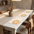 YELONA Leather Dining Table Placemats Set of 6 – Waterproof, Heat Resistant, Anti-Slip, Easy to Clean Table Mats for Dining Table, Kitchen & Home Décor (Ivory White, 40 x 30 cm) Kafalo