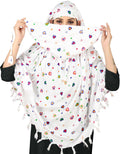 VASTTRAM Women's Pure Cotton Long Scarves Scarf Cum Mask usable for Driver Anti Pollution Full Face Cover With UV Sun Rays Protection