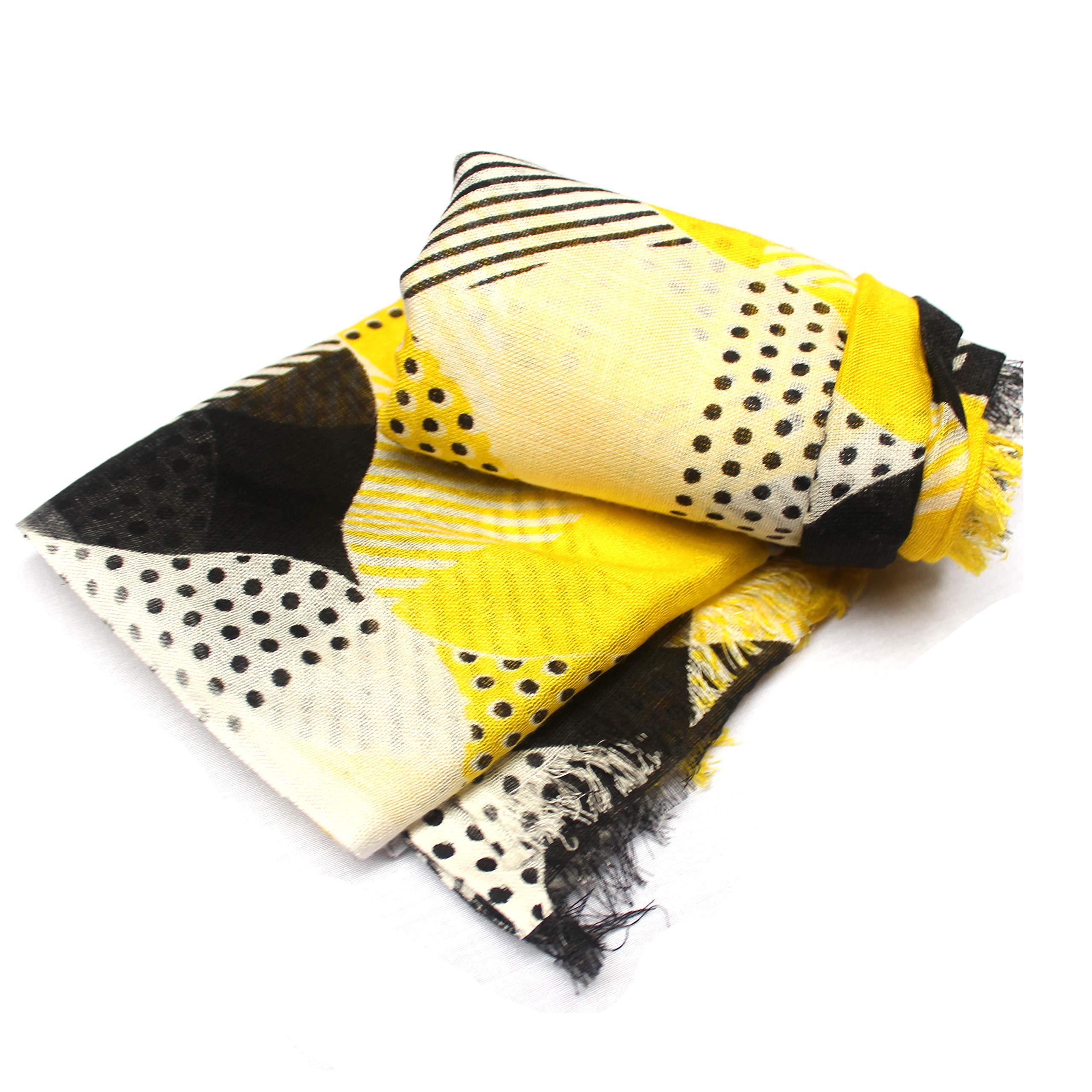bratkrok WOMEN'S TRENDY FLORAL PRINTED RAYON SCARVES/STOLES MULTICOLOUR (PACK OF 3)
