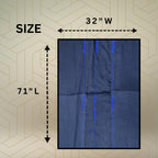 FAHABO Scarf Woman Voile Cotton Scarves with Rhinestone Embellishments | Hijab Scarf | Headscarf | Neck Scarf | Stoles | Wraps Size 71 L x 32 W (Deep Ocean Blue)