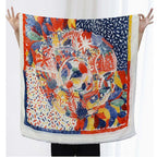 Ubervia® Scarfs For Women, Women Fashion Ethnic Floral Fringe Viscose Shawl Lady Wrap Pashmina Stole