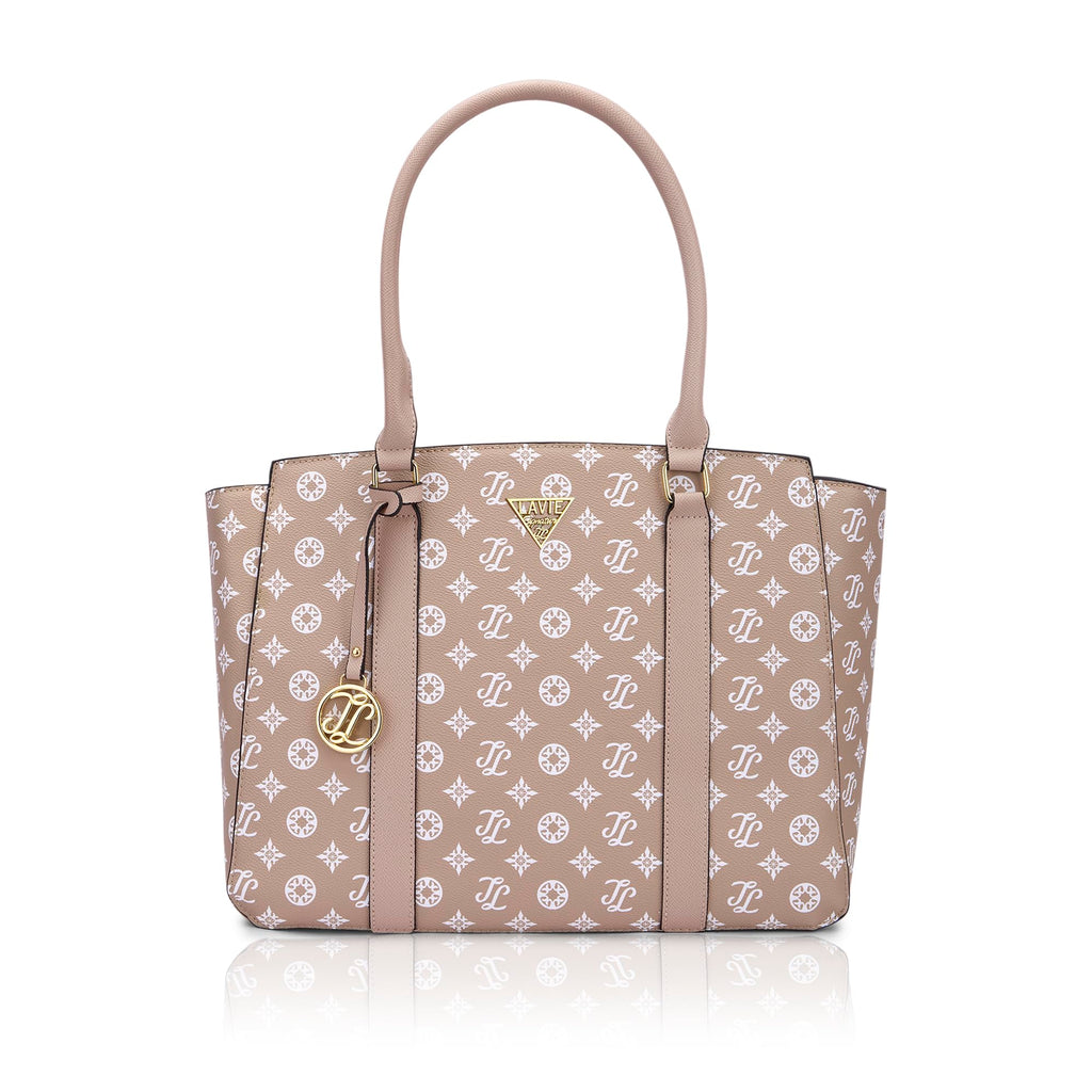 Lavie Signature Women's Mono Shelton Tote Bag | Tote Handbag for Work | Ladies purse | Stylish Shoulder Bag | Gift for Women