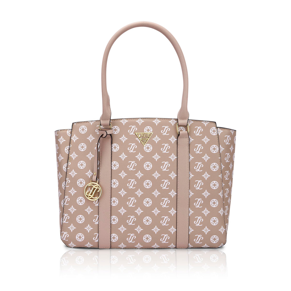 Lavie Signature Women's Mono Shelton Tote Bag | Tote Handbag for Work | Ladies purse | Stylish Shoulder Bag | Gift for Women