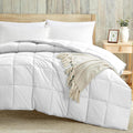 Luxury 100 GSM Summer Comforter Single Bed All Season AC Comforter/Blanket/Duvet Soft & Breathable Lightweight (60 X 90 Inches) - Single Bed Comforter - White Color Kafalo