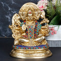 ARTVARKO Panchmukhi Bajrangbali Lord Hanuman Brass Idol for Spiritual Protection Showpiece Statue for Home Office and Gifting Height 7 Inches