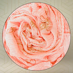 FAHABO Scarf for Women Stylish Pleated Viscose Cotton with Embroidery and Tassels | Hijab Scarf | Stole | Soft, Lightweight, and Latest Scarves | 72 x 33 Inches (Orchid Pinkish Peach)