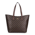 Lavie Mono LL Harper Tote Bag For Women | Tote Handbag For Work | Ladies Purse | Stylish Shoulder Bag | Gift, Brown
