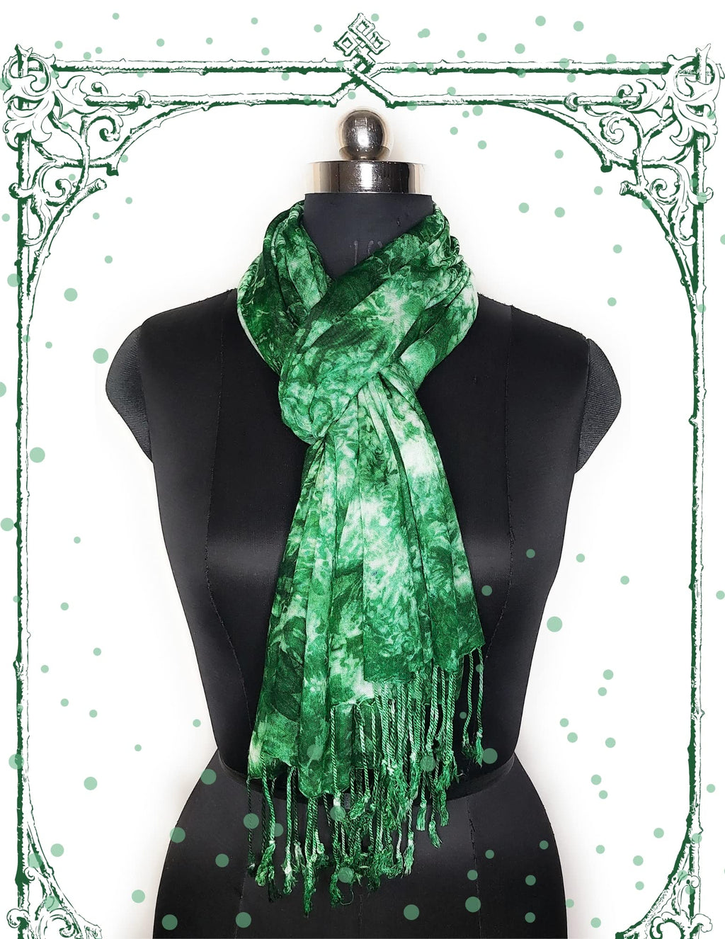 Chandwasia Rayon Shades Shibori Pattern Scarf, Scarves, Viscose Fabric Stole & Shawl Design for Men & Women for Summer & Winters