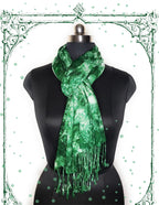 Chandwasia Rayon Shades Shibori Pattern Scarf, Scarves, Viscose Fabric Stole & Shawl Design for Men & Women for Summer & Winters