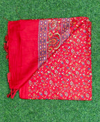 JAHAN TEXTILE Floral Printed Scarf for Women | Soft Lightweight Dupatta/Stole with Tassels | Elegant Ethnic & Casual Wear Wrap | Stylish Designer Shawl for All Seasons (Gajri)